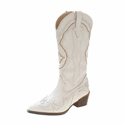 ANAIS Cowgirl Boots - Yehaw | Beige - Yehaw