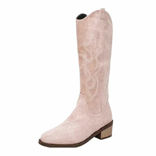 ANTONIA Cowgirl Boots - Yehaw | Pink - Yehaw
