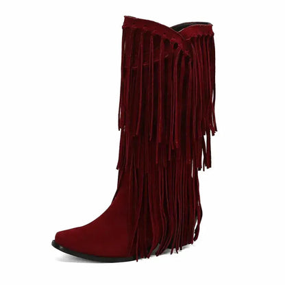 ARACELI Cowgirl Boots - Yehaw | Red - Yehaw