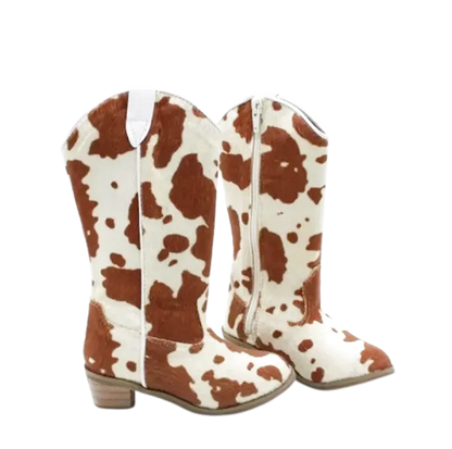 ARIZONA Kids Cowboy Boots - Soft PU leather | Stable & Easy to slip on - Yehaw