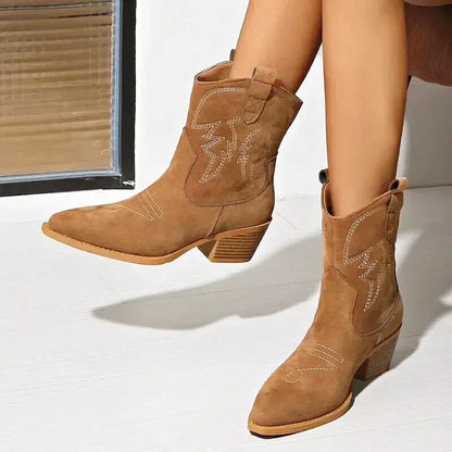 AURORE Cowgirl Boots - Yehaw | Brown - Yehaw