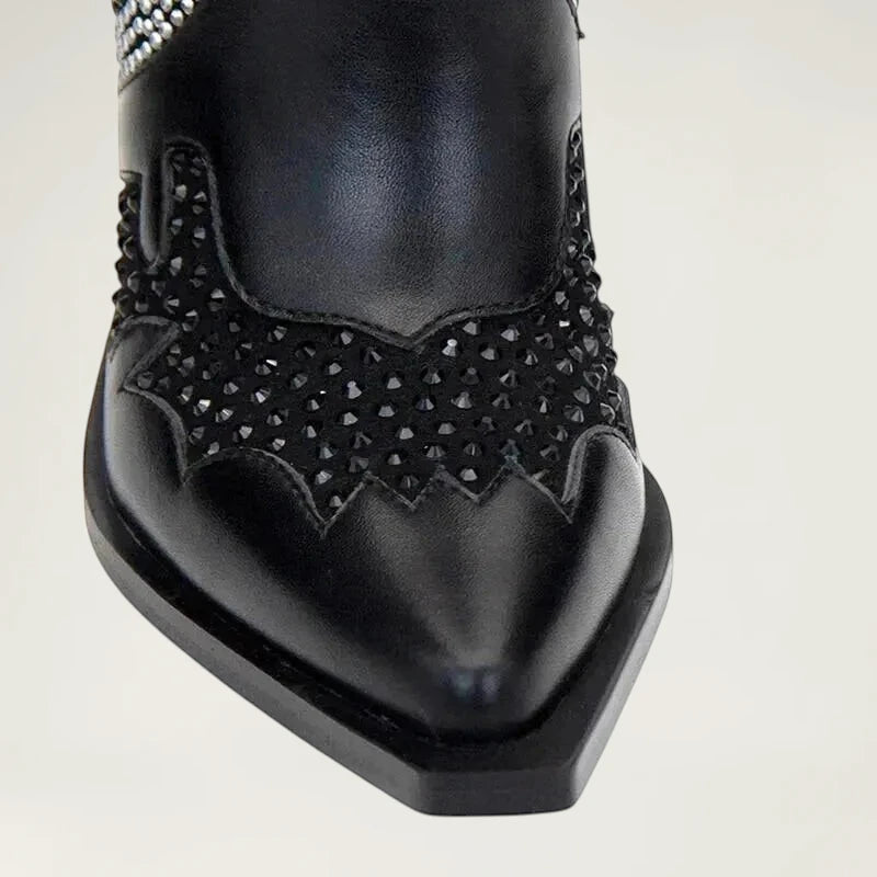 NELLIE Cowgirl Boots - Yehaw | Black - Yehaw