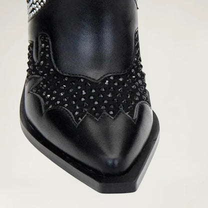NELLIE Cowgirl Boots - Yehaw | Black - Yehaw