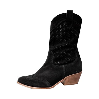 BARB Cowgirl Boots - Resistant PU leather | Elegance & Stability - Yehaw
