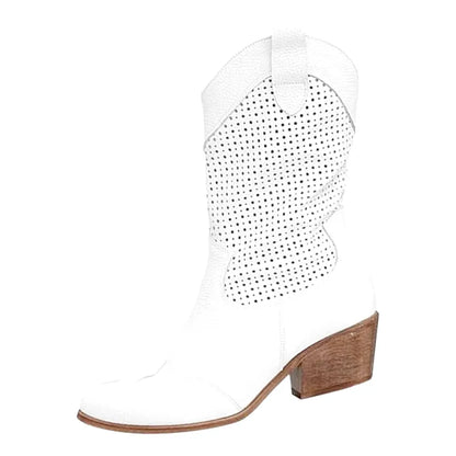 BARB Cowgirl Boots - Resistant PU leather | Elegance & Stability - Yehaw
