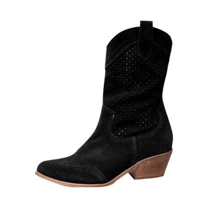 BARB Cowgirl Boots - Resistant PU leather | Elegance & Stability - Yehaw