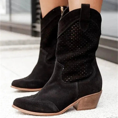 BARB Cowgirl Boots - Yehaw | Black - Yehaw