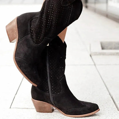 BARB Cowgirl Boots - Yehaw | Black - Yehaw