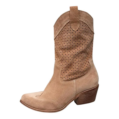 BARB Cowgirl Boots - Resistant PU leather | Elegance & Stability - Yehaw