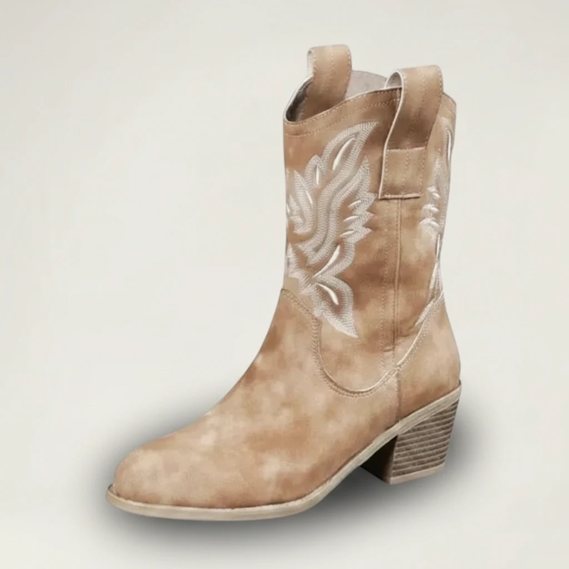 BARBARA Cowgirl Boots - Yehaw | Brown - Yehaw
