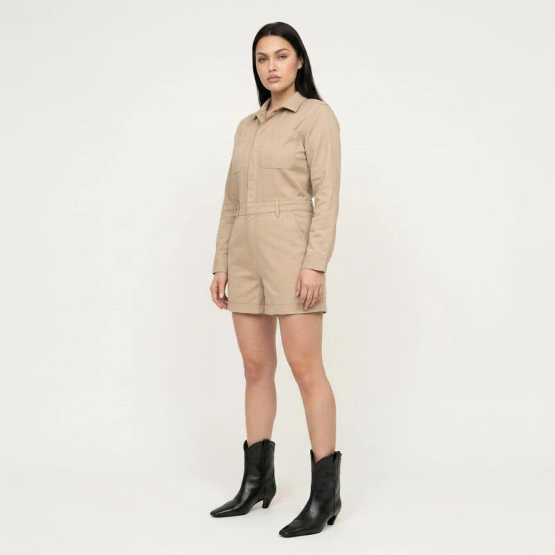 Model wearing Yehaw BERTA black vegan leather ankle cowboy boots with a square toe and medium heel.