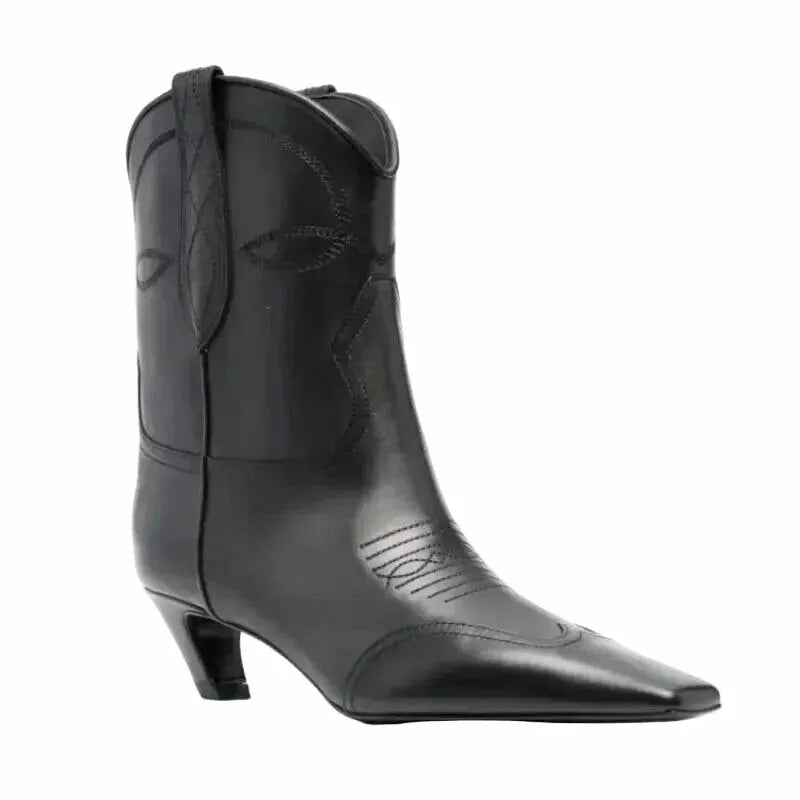 BERTA Cowgirl Boots - Yehaw | Black - Yehaw