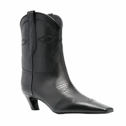 BERTA Cowgirl Boots - Yehaw | Black - Yehaw