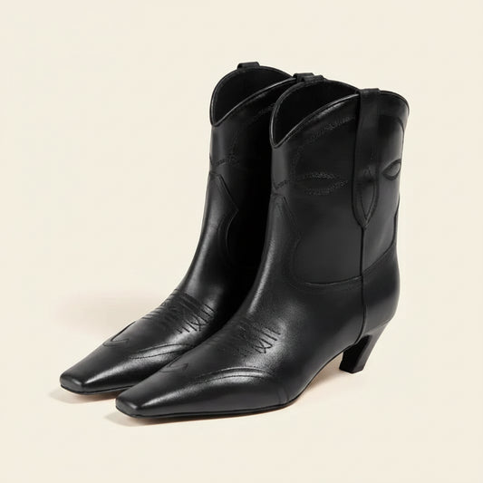 BERTA Cowgirl Boots - Yehaw | Black - Yehaw