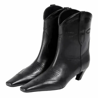BERTA Cowgirl Boots - Yehaw | Black - Yehaw