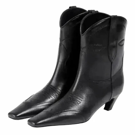 BERTA Cowgirl Boots - Yehaw | Black - Yehaw 