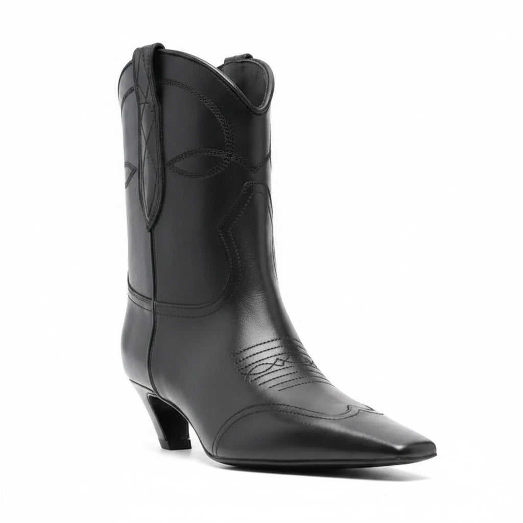 BERTA Cowgirl Boots - Yehaw | Black - Yehaw