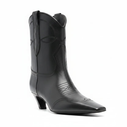 BERTA Cowgirl Boots - Yehaw | Black - Yehaw