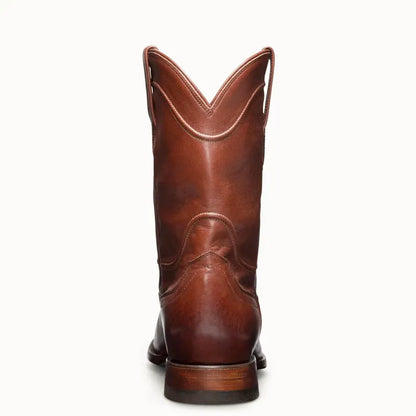 BILL Mens Cowboy Boots - PU Leather | Sturdy & Sharp - Yehaw