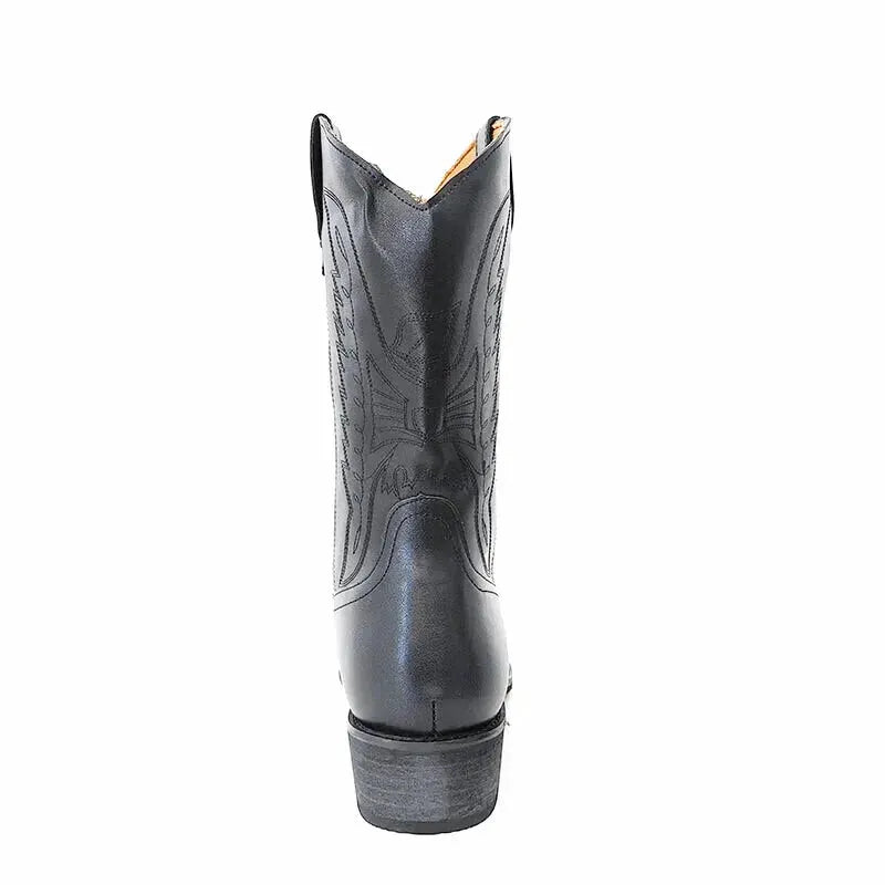 BUTCH Mens Cowboy Boots - Yehaw | Black - Yehaw 