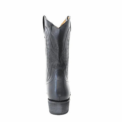 BUTCH Mens Cowboy Boots - Yehaw | Black - Yehaw 