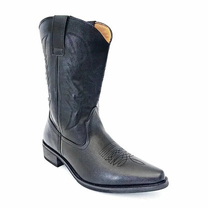 BUTCH Mens Cowboy Boots - Yehaw | Black - Yehaw 