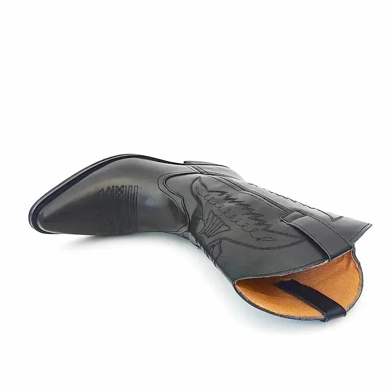 BUTCH Mens Cowboy Boots - Yehaw | Black - Yehaw 