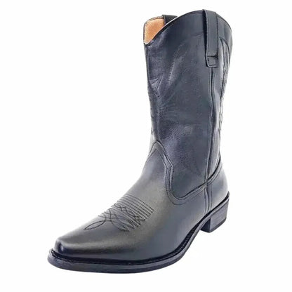 BUTCH Mens Cowboy Boots - Yehaw | Black - Yehaw 