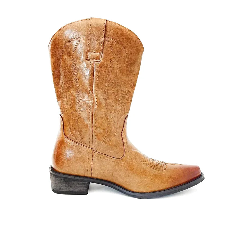 BUTCH Mens Cowboy Boots - Yehaw | Brown - Yehaw 