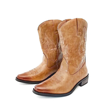 BUTCH Mens Cowboy Boots - Yehaw | Brown - Yehaw 