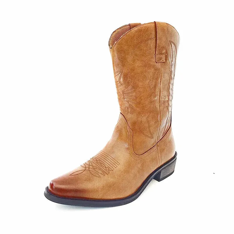 BUTCH Mens Cowboy Boots - Yehaw | Brown - Yehaw 