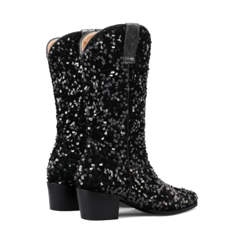 CALAMITY Cowgirl Boots - Yehaw | Black - Yehaw