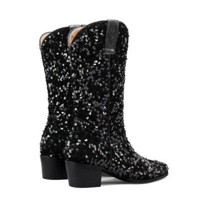 CALAMITY Cowgirl Boots - Yehaw | Black - Yehaw