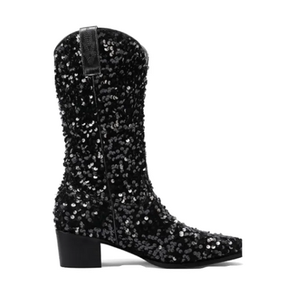CALAMITY Cowgirl Boots - Yehaw | Black - Yehaw