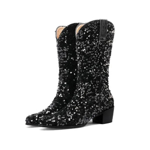CALAMITY Cowgirl Boots - Yehaw | Black - Yehaw