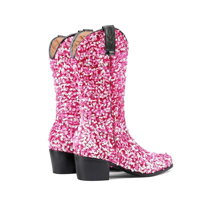 CALAMITY Cowgirl Boots - Yehaw | Pink - Yehaw