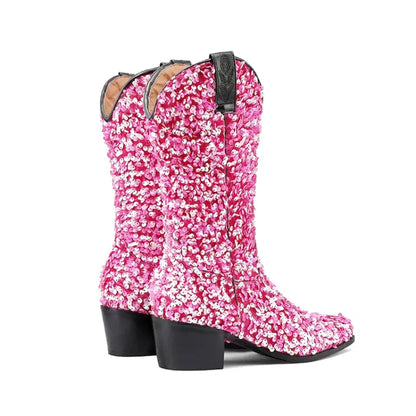 CALAMITY Cowgirl Boots - Yehaw | Pink - Yehaw