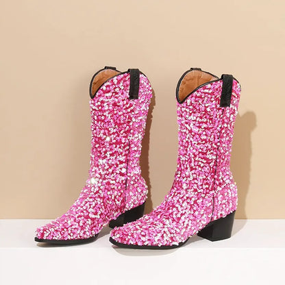 CALAMITY Cowgirl Boots - Yehaw | Pink - Yehaw