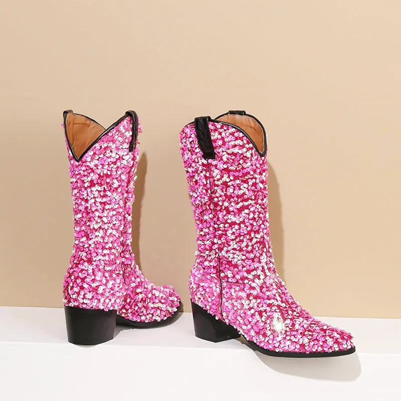 CALAMITY Cowgirl Boots - Yehaw | Pink - Yehaw