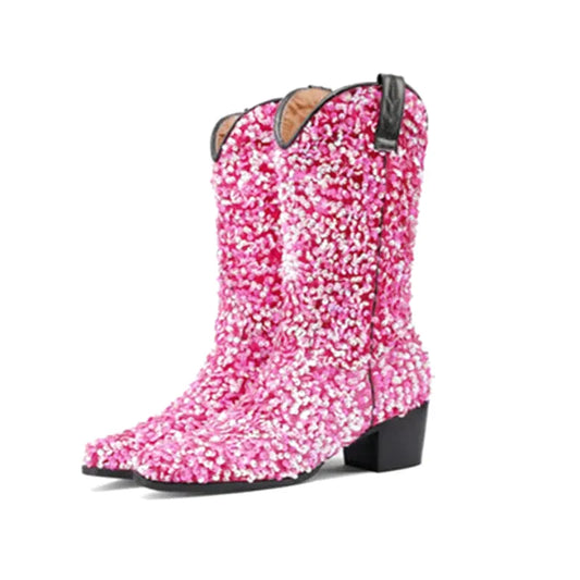 CALAMITY Cowgirl Boots - Yehaw | Pink - Yehaw