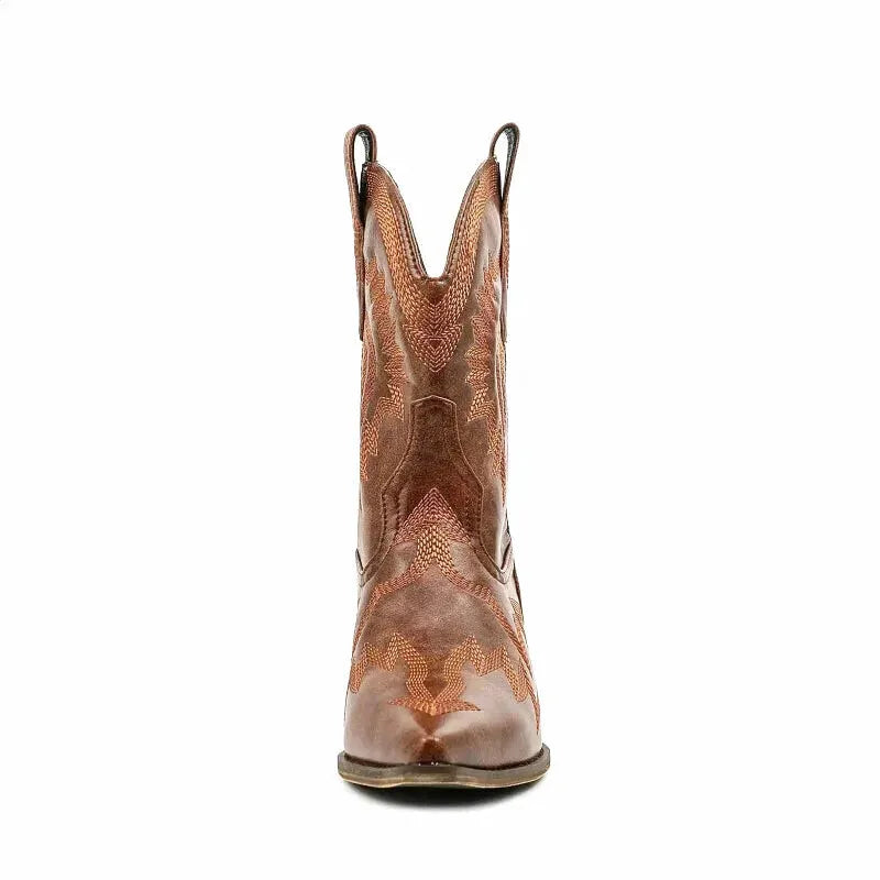 CAMILA Cowgirl Boots - Yehaw | Brown - Yehaw