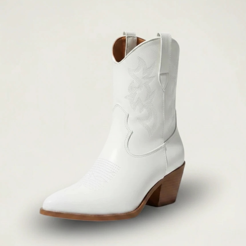 CARLA Cowgirl Boots - Yehaw | White - Yehaw