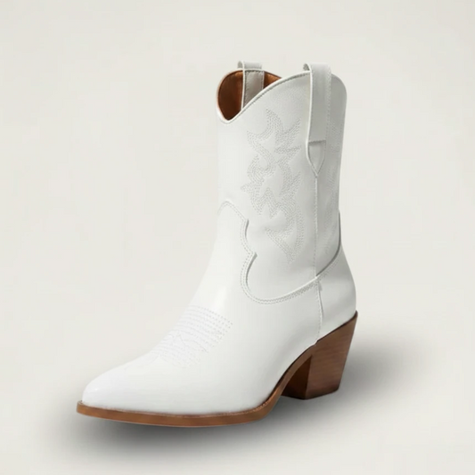 CARLA Cowgirl Boots - Yehaw | White - Yehaw