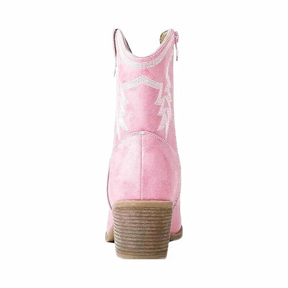 CARMELA Cowgirl Boots - Yehaw | Pink - Yehaw