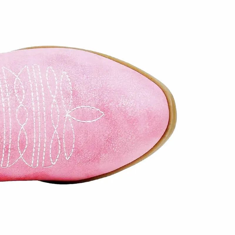 CARMELA Cowgirl Boots - Yehaw | Pink - Yehaw