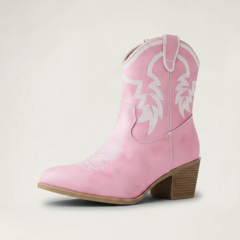 CARMELA Cowgirl Boots - Yehaw | Pink - Yehaw