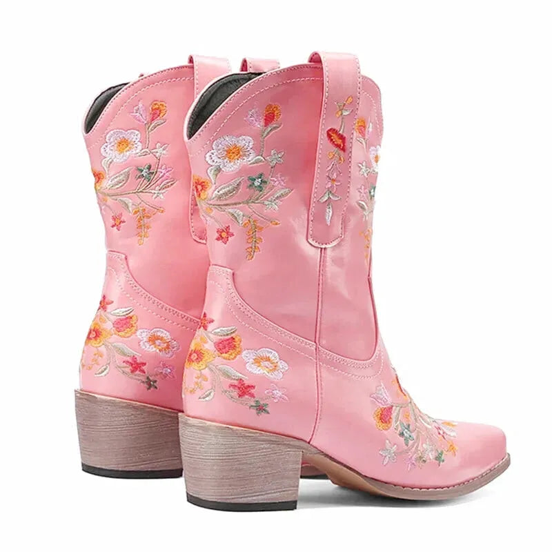 CARMEN Cowgirl Boots - Yehaw | Pink - Yehaw
