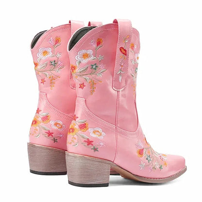 CARMEN Cowgirl Boots - Yehaw | Pink - Yehaw