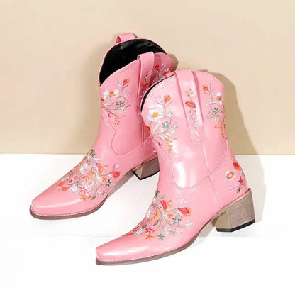 CARMEN Cowgirl Boots - Yehaw | Pink - Yehaw