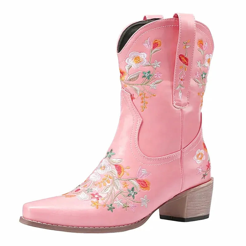 CARMEN Cowgirl Boots - Yehaw | Pink - Yehaw